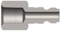 Dixon J2F2 1/4" TRUFLATE NIPPLE, 1/4" NPTF Body Material: STEEL Body Size: 1/4"